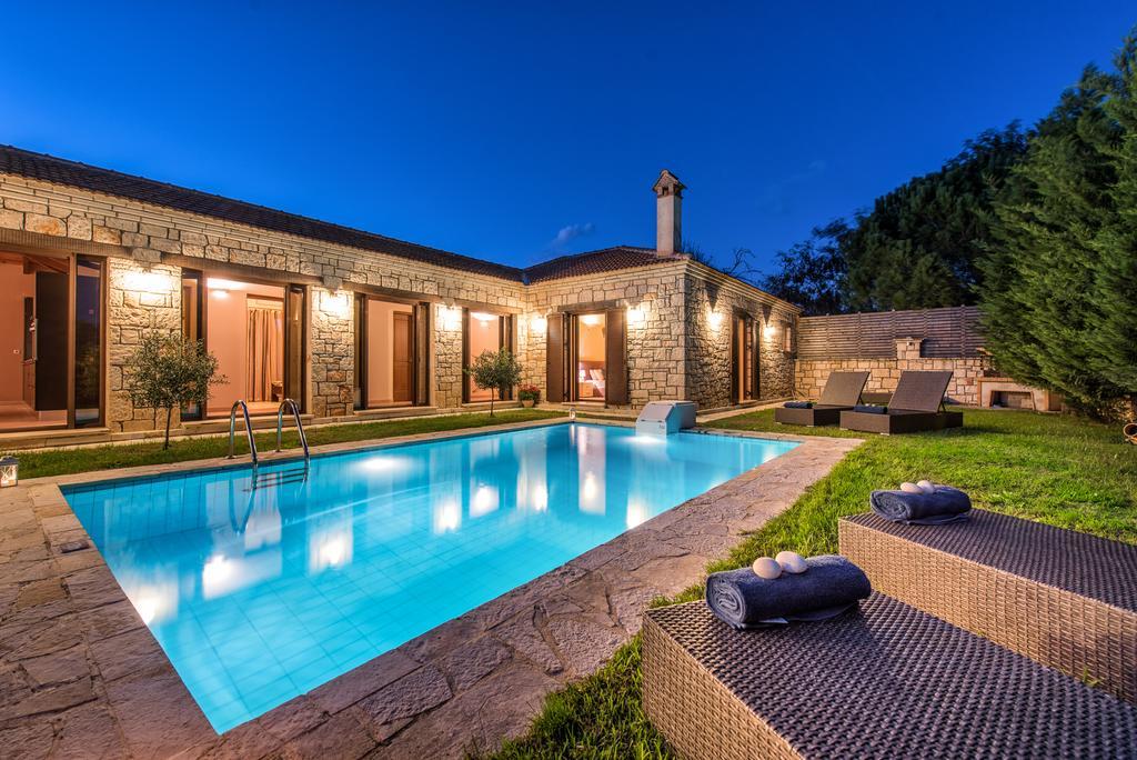 Astarte Villas - Kyveli Luxurious Private Villa Gaitani Rom bilde